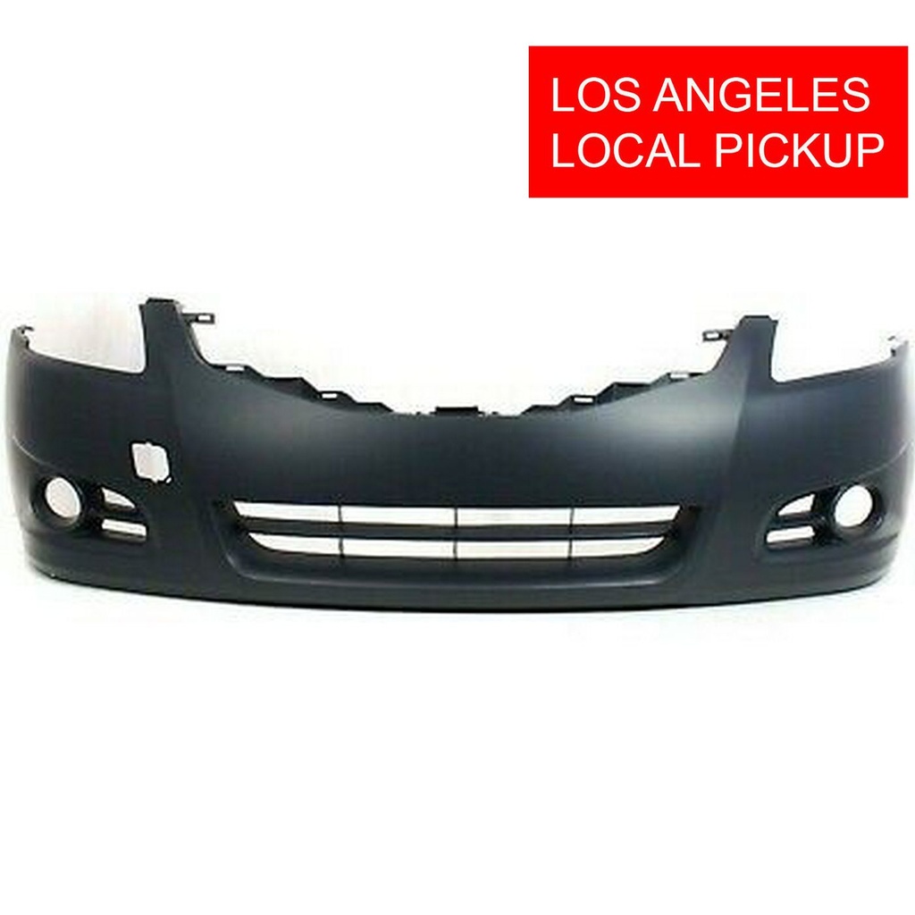 Primed Front Bumper Cover for 2010-2012 Nissan Altima Sedan Base SL SR S Hybrid