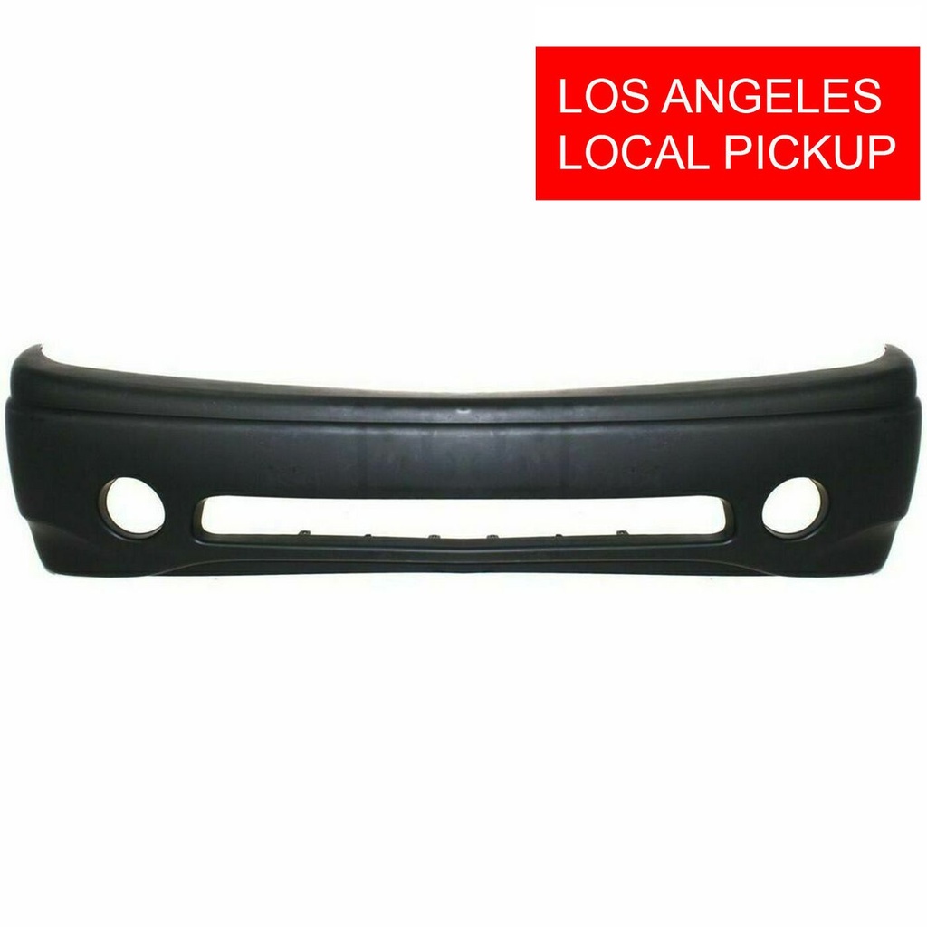 Front Bumper Cover For 2001-2006 GMC Sierra 1500 Yukon XL w Fog Light holes