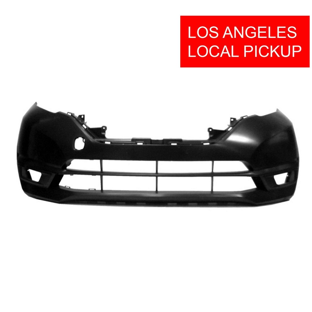 Primed Front Bumper Cover Fascia for 2017 2018 2019 Nissan Versa Note S SR SV SL