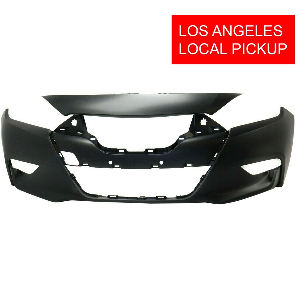 Primed Front Bumper Cover Fascia for 2016-2018 Nissan  Maxima Advance SL SR S