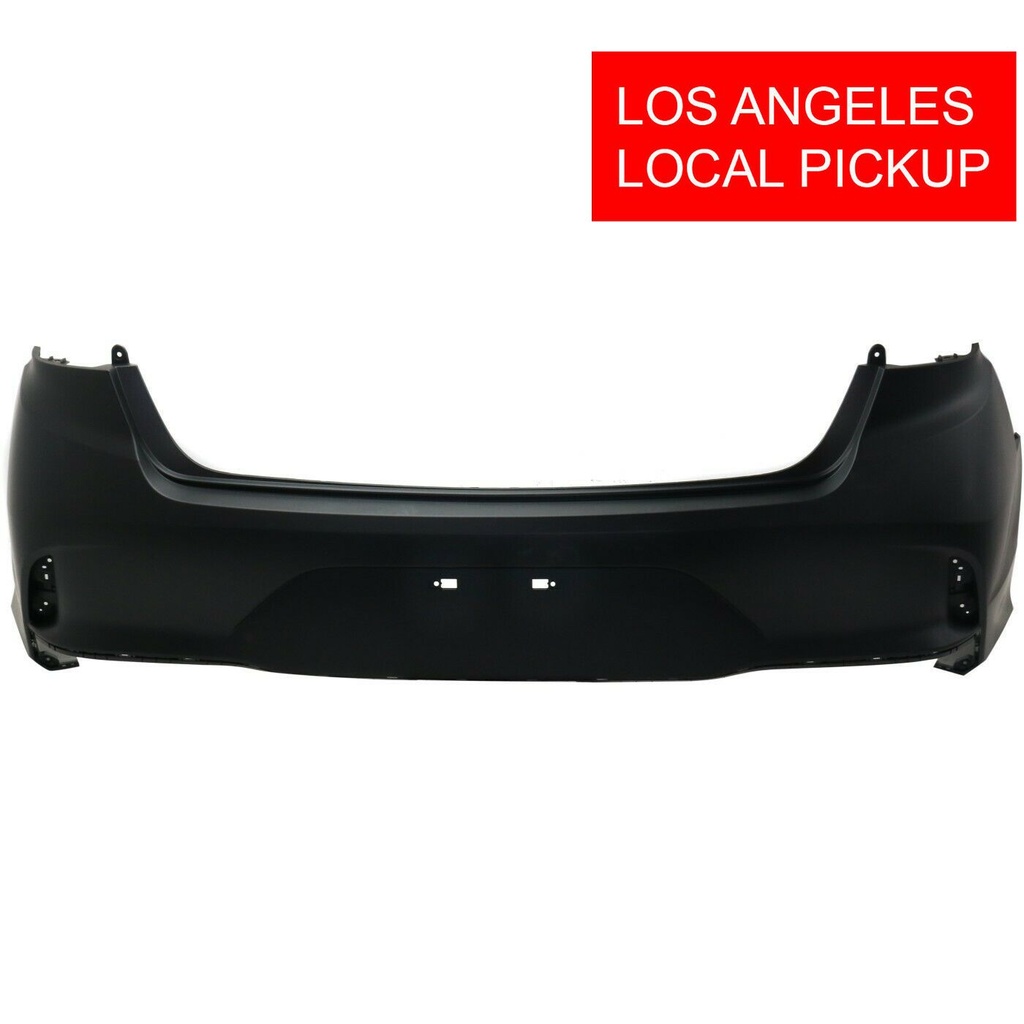 Primed Rear Bumper Cover Fascia for 2018-2019 Hyundai Sonata SE SEL GL GLS Eco