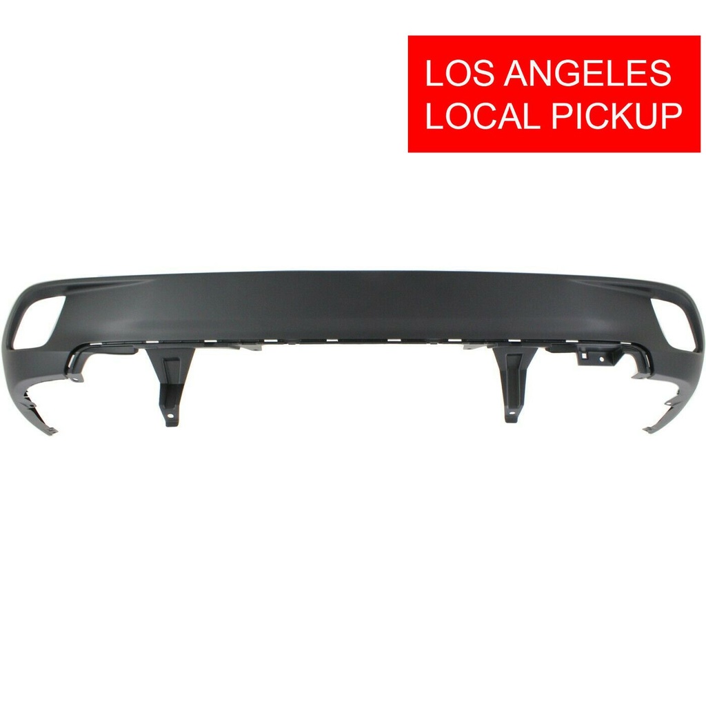 Primed Rear Lower Bumper Cover Fascia for 2014-2019 Toyota Highlander LE SE XLE