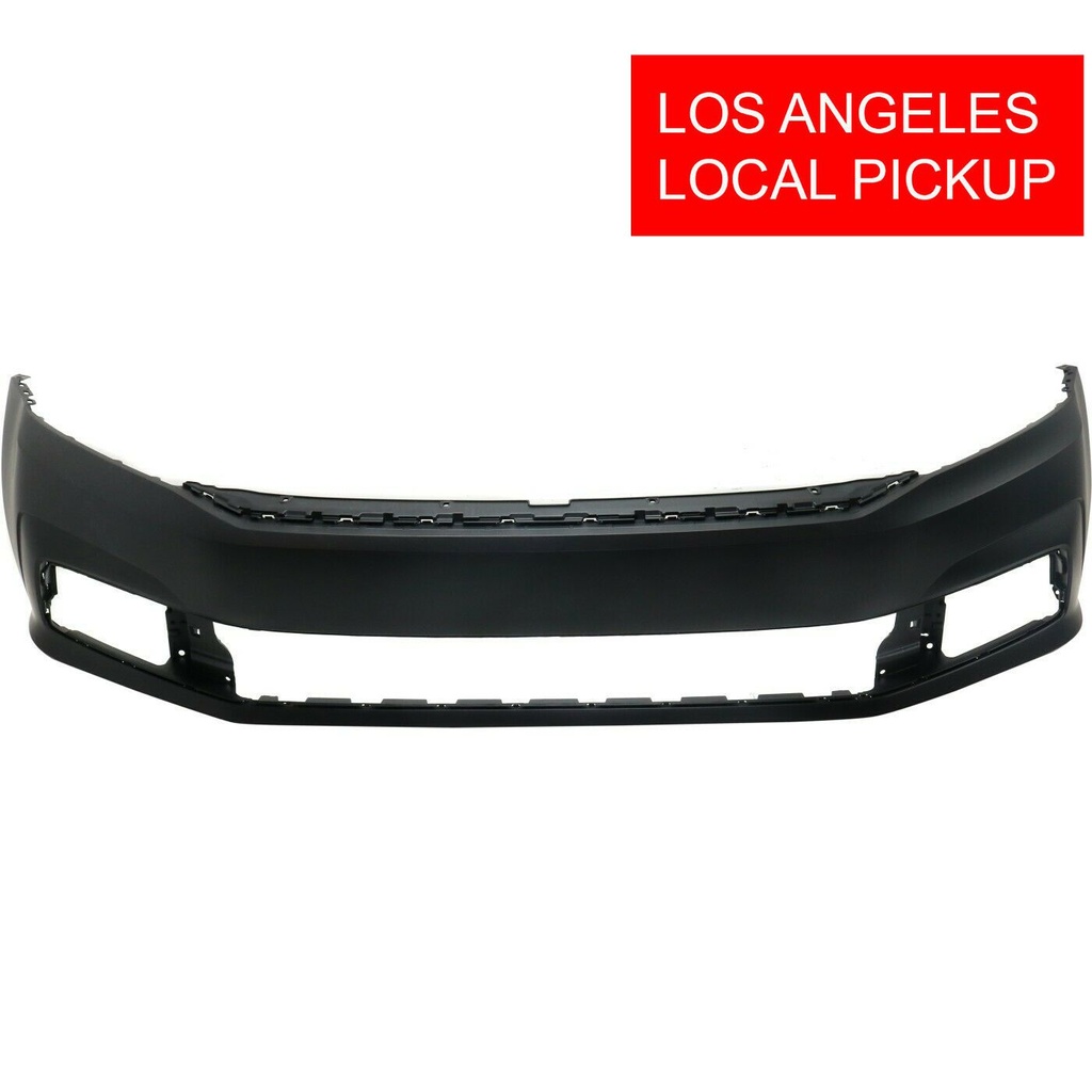 Primed Front Bumper Cover Fascia for 2016-2019 Volkswagen Passat S SE SEL