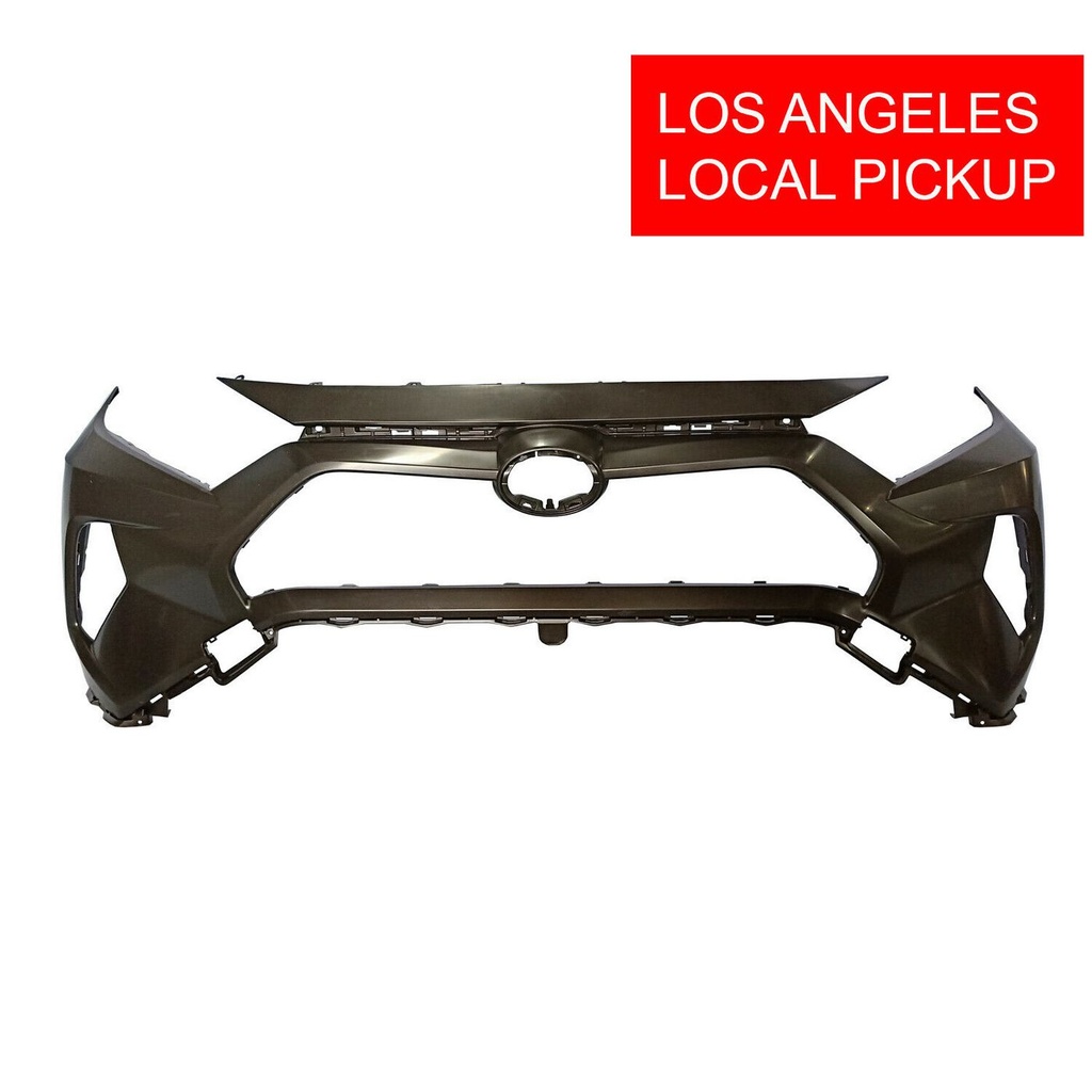 Primed Front Bumper Cover Fascia for 2019-2023 Toyota RAV4 Hybrid LE XLE XSE
