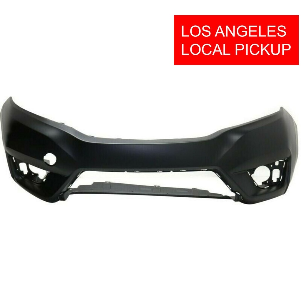 Primed Front Bumper Cover Fascia for 15-17 Honda Fit EX EX-L Cool Fun Hit LX SE