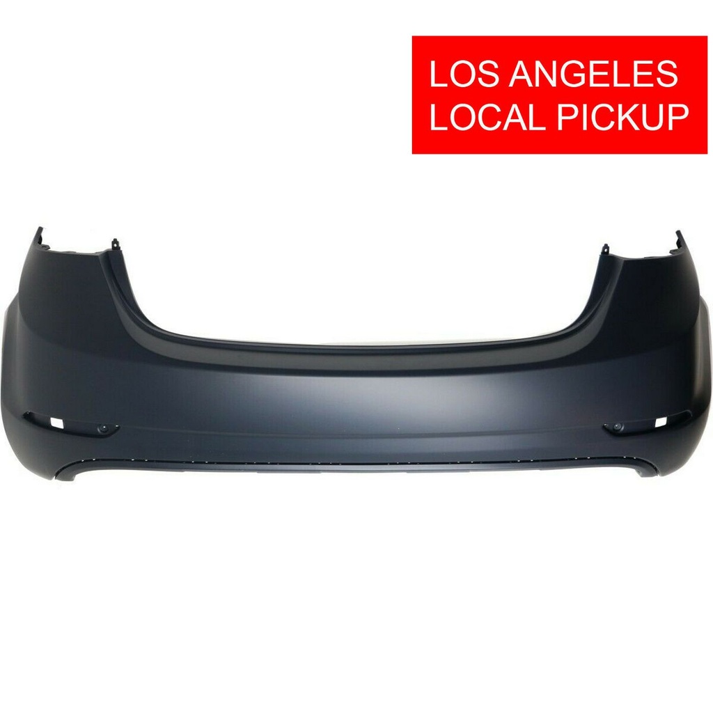 Primed Rear Bumper Cover Fascia for 2014-2016 Hyundai Elantra GL GLS L SE Sport