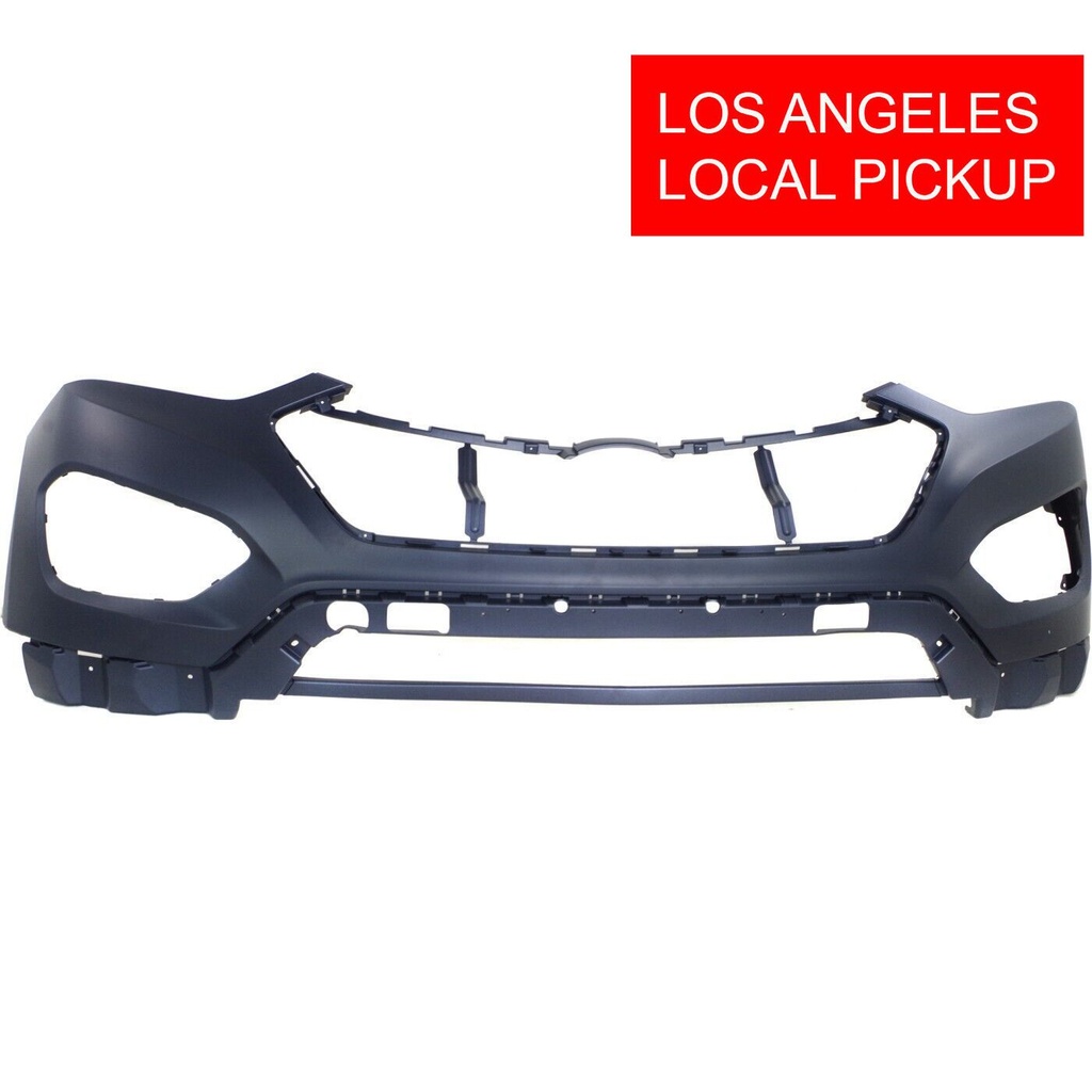Primed Front Upper Bumper Cover Fascia for 13-16 Hyundai Santa Fe Limited SE GLS