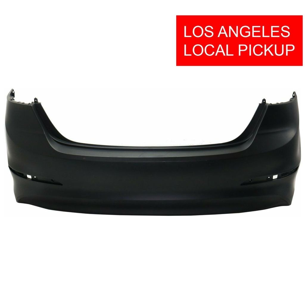 Primed Rear Bumper Cover for 2017-2018 Hyundai Elantra Korea Built