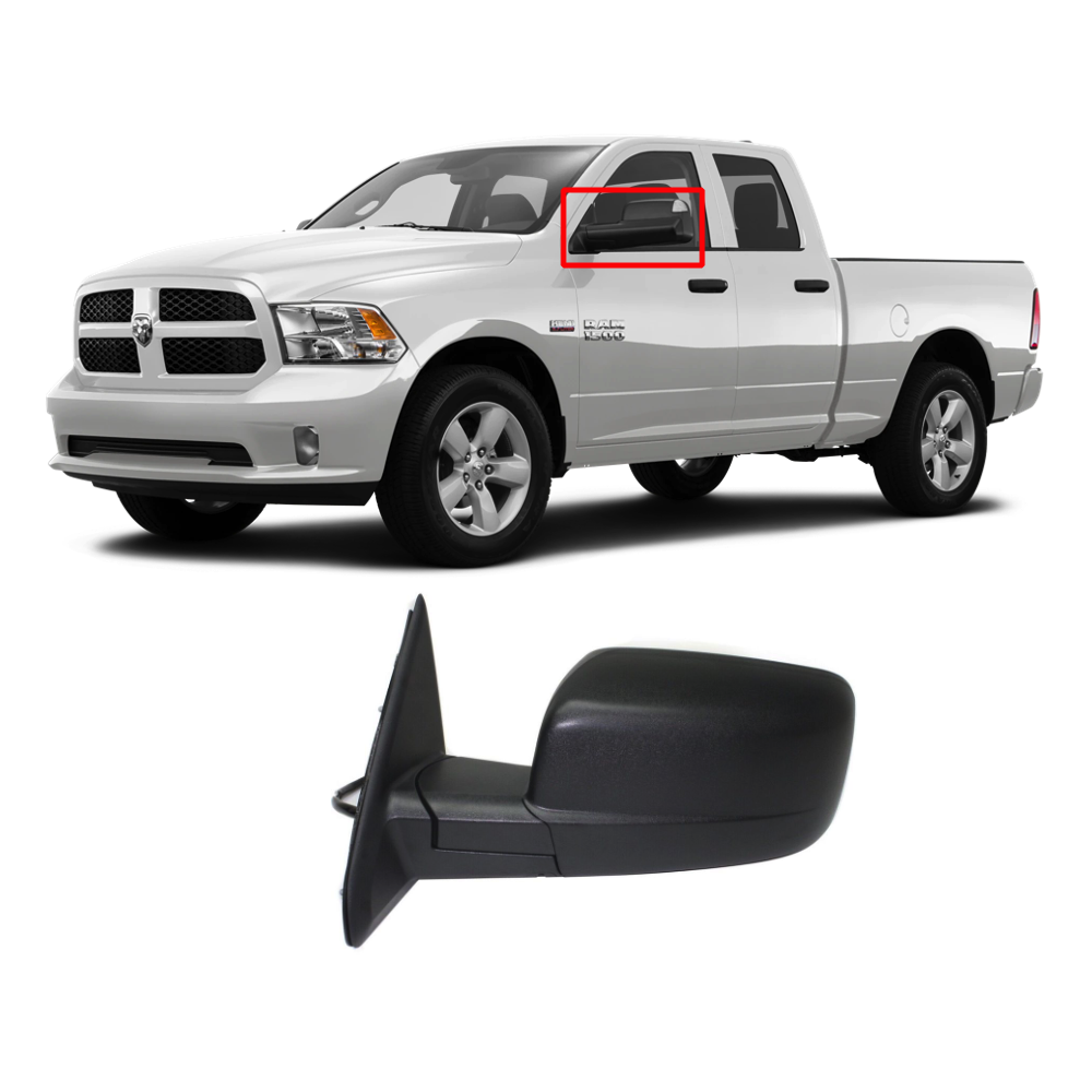 Left Driver Side Door Mirror Heated Foldaway for Dodge RAM 2013-2017 CH1320354