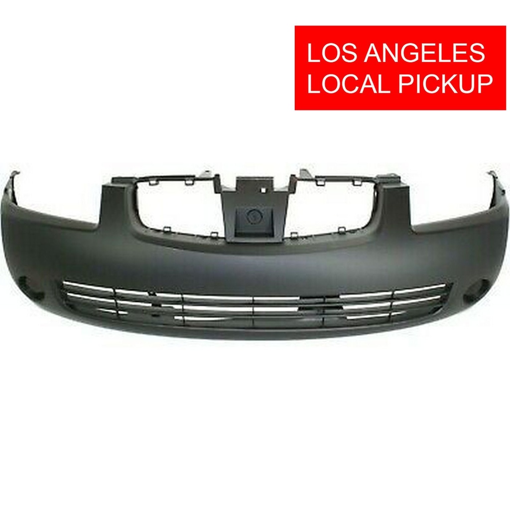 Primed Front Bumper Cover for 2004-2006 Nissan Sentra Base GXE SE-R S XE SE LE