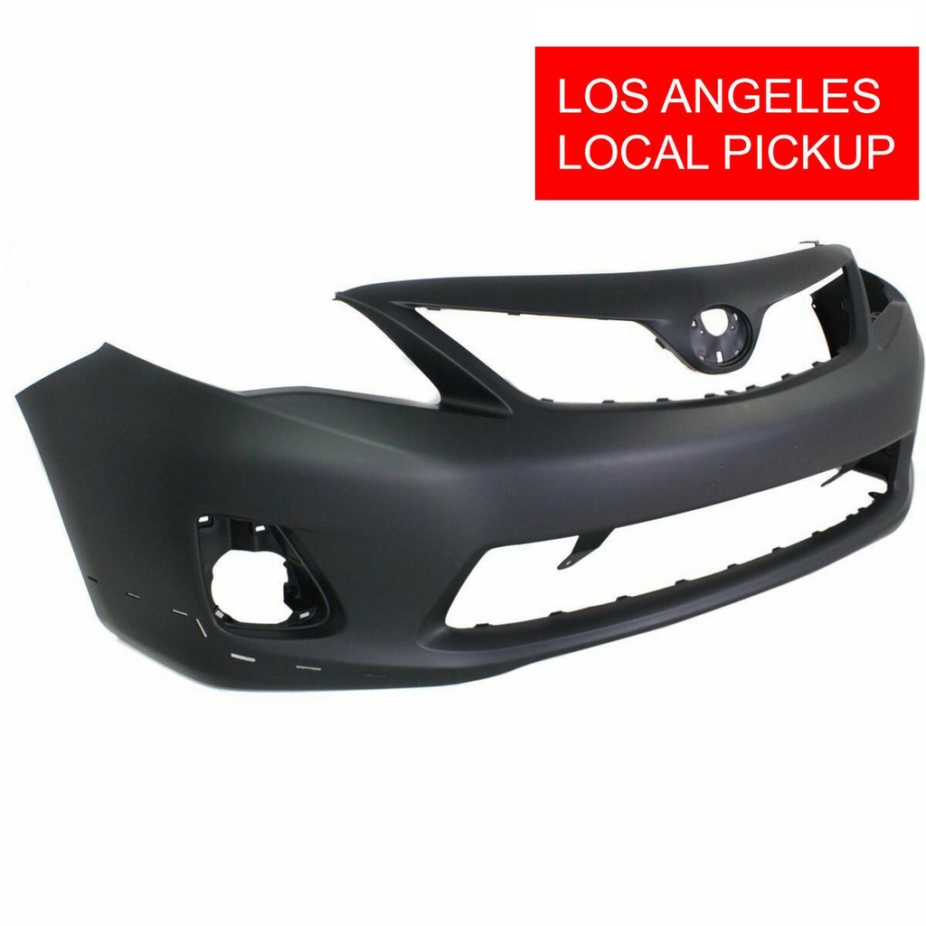 Primed Front Bumper Cover for 2011-2013 Toyota Corolla S XRS TO1000373