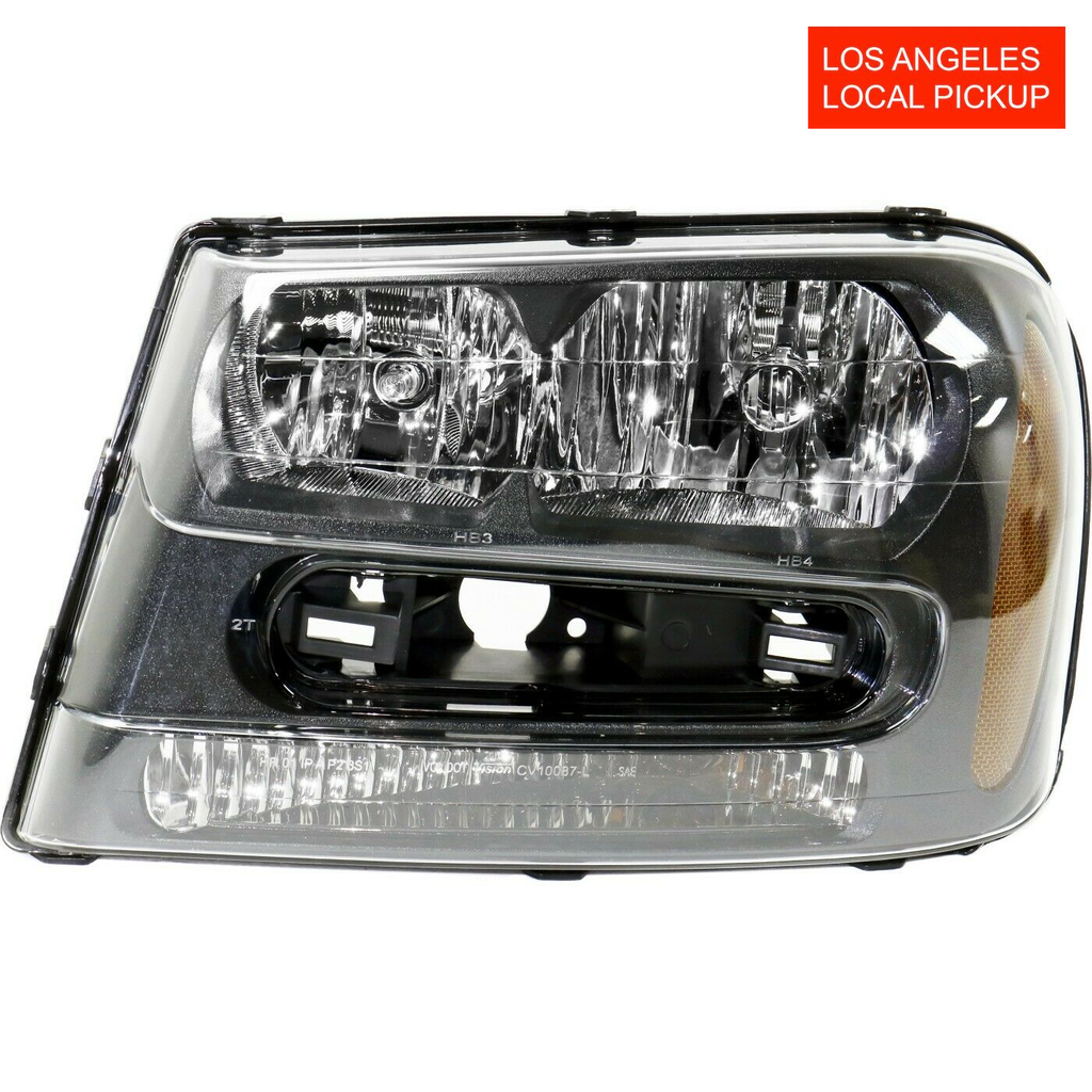 Left Driver Side HeadLight for Chevrolet Trailblazer 2002-2009 GM2502213