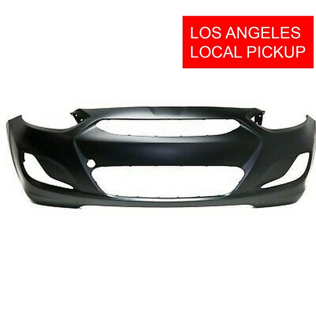 Primed Front Bumper Cover for 2014-2017 Hyundai Accent Sedan Hatchback HY1000201