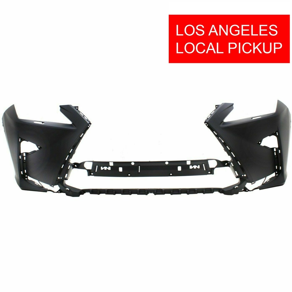 Front Bumper Cover For 2016-2019 Lexus RX350 W/Washer Holes Primed LX1000315
