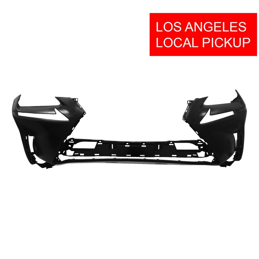 Front Bumper Cover For 2018-2021 Lexus NX300 W/O Park Holes Primed LX1000347