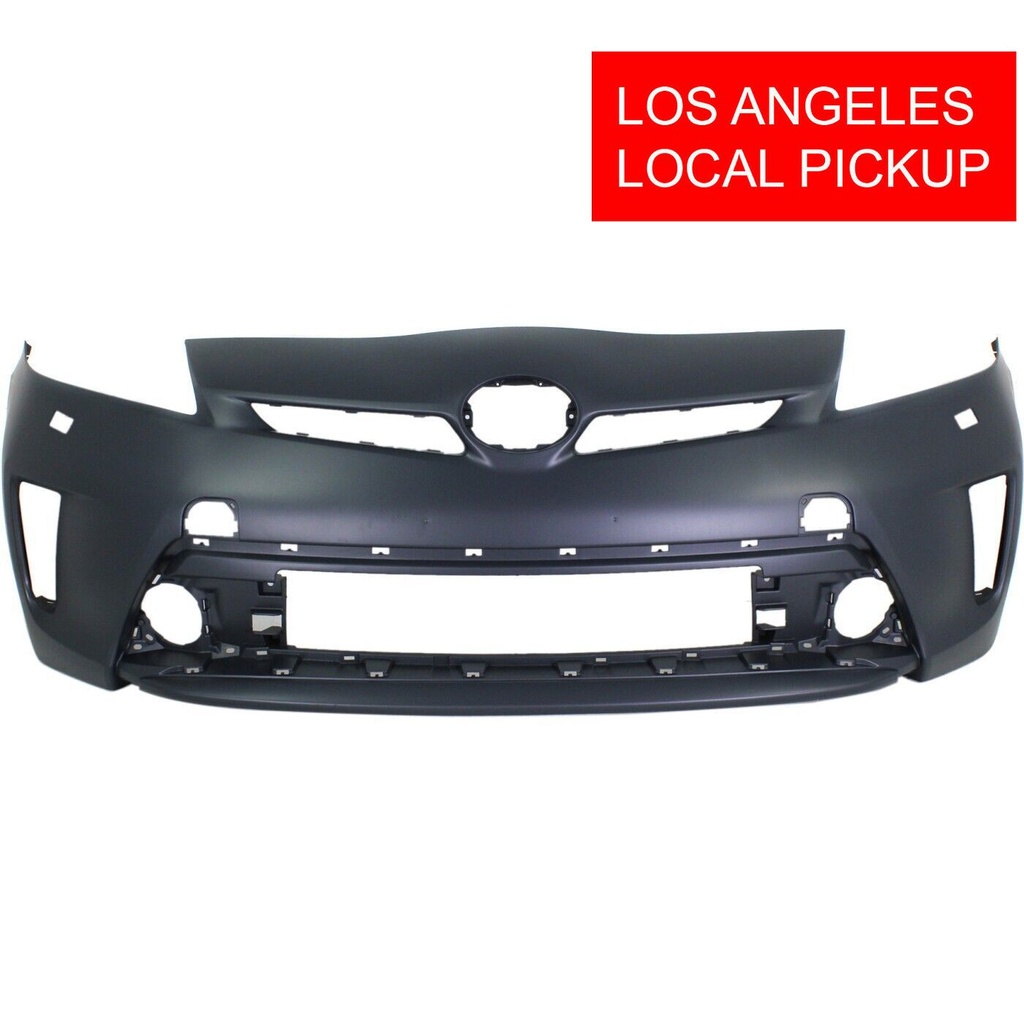 Front Bumper Cover For 2012-2015 Toyota Prius For LED Primed TO1000393