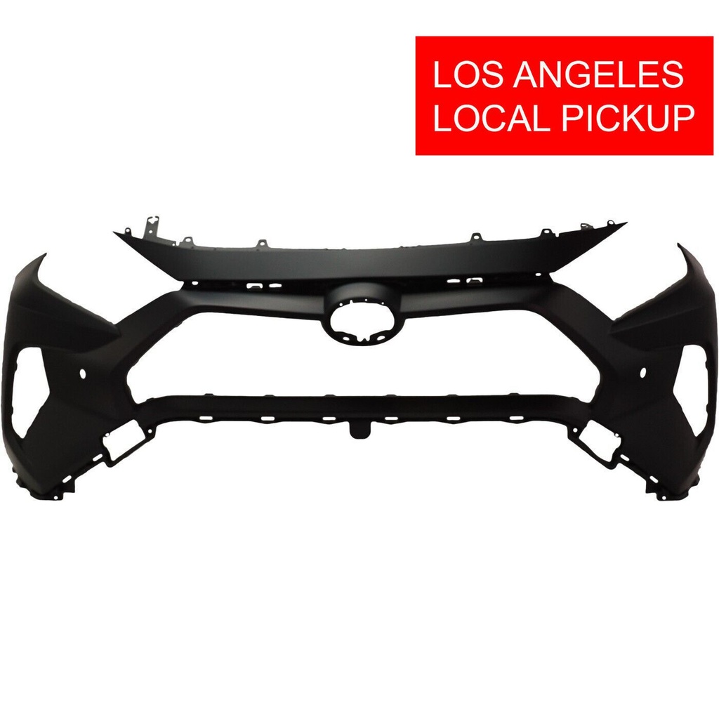 Front Bumper Cover For 2019-2023 Toyota RAV4 W/Park Holes Primed TO1000452