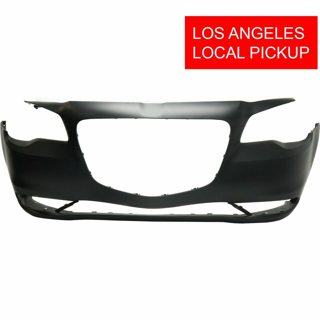 Front Bumper Cover For 2015-2023 Chrysler 300 W/O Park Holes Primed CH1000A21