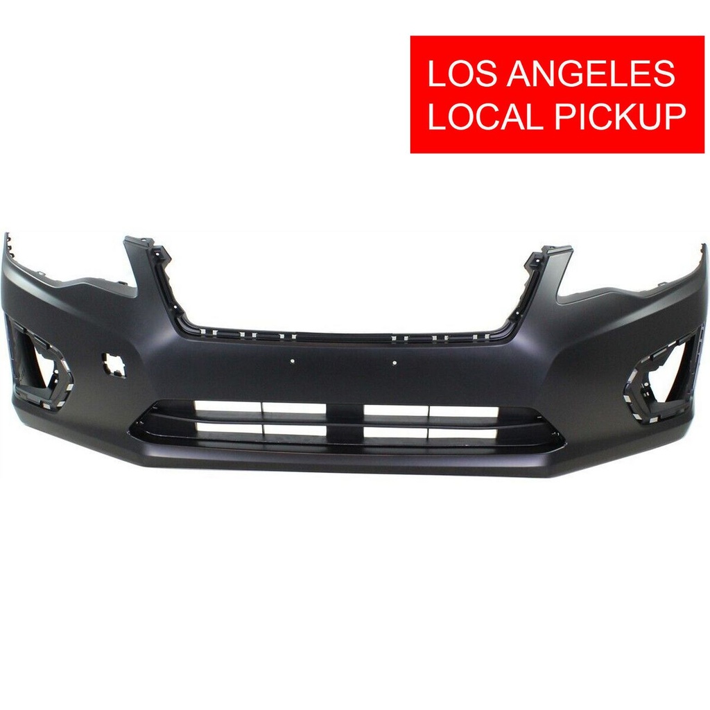 Front Bumper Cover For 2012-2014 Subaru Impreza W/Fog Light Primed SU1000168