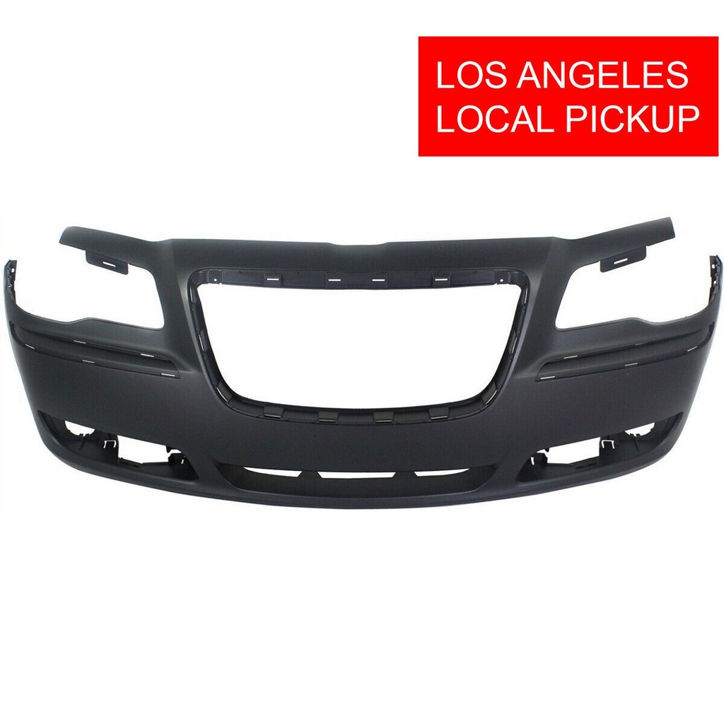 Front Bumper Cover For 2011-2014 Chrysler 300 W/O Park Holes Primed CH1000A00
