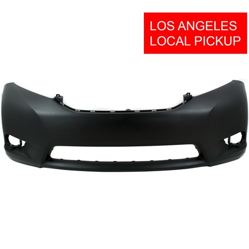 [TO1000369] Primer Front Bumper Fascia Replacement for 2011-2017 Toyota Sienna 11-17