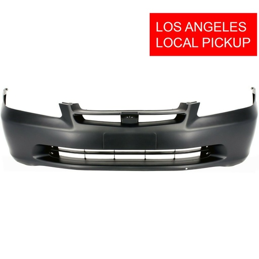 [HO1000178] Front Bumper Cover For 1998-2000 Honda Accord Sedan w/ Fog Lights Holes