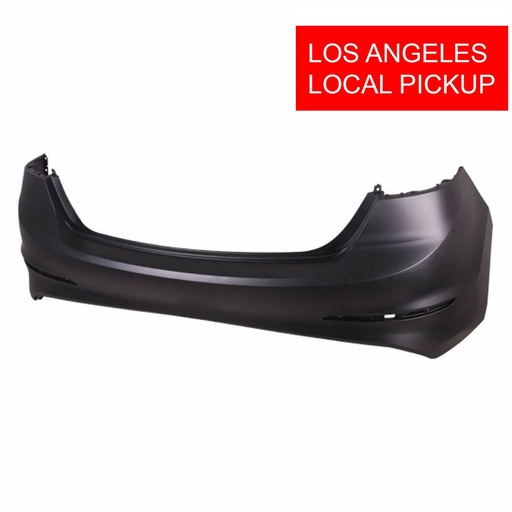 [HY1100212] Primed Rear Bumper Cover Fascia for 2017 2018 Hyundai Elantra Sedan 17 18
