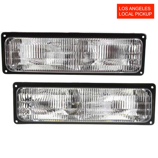 [GM252-128] Set of 2 Park Signal Lamp for Chevy Chevrolet Suburban Tahoe Blazer 1994-2002