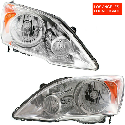 [HO250-129] Set of 2 HeadLights for Honda CR-V 2007-2011 HO2502129 HO2503129