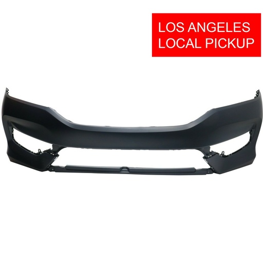 [HO1000302] Primed Front Bumper Cover for 2016 2017 Honda ACCORD EX LX SE S