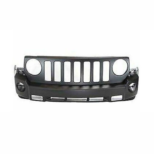 [CH1000935-CFR] Front Bumper Cover For 2007-2010 Jeep Patriot W/Fog Light holes CH1000935