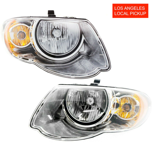 [CH250-152] Set of 2 HeadLights for Chrysler Town&Country Voyager 2005-2007