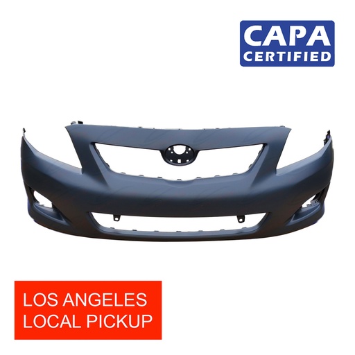 [TO1000343C] Primed Front Bumper cover Fascia for 2009-2010 Toyota Corolla CE LE XLE CAPA