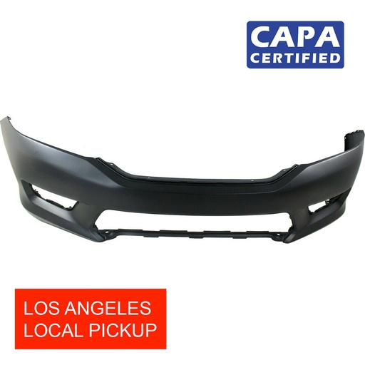 [HO1000288C] Primed Front Bumper Cover  for 2013-2015 Honda Accord Sedan 13-15 CAPA