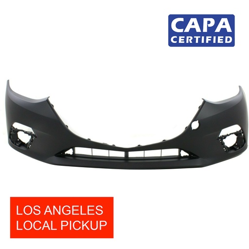 [MA1000239C] Primed Front Bumper Cover For 2014 2015 2016 Mazda 3 Sport Sedan Hatchback CAPA