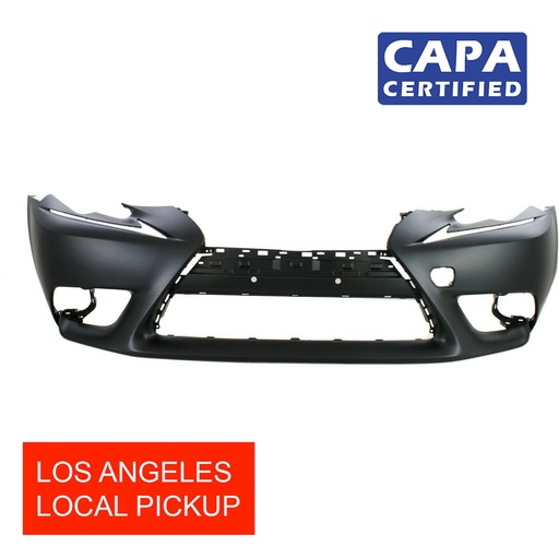[LX1000262C] Front Bumper Cover for 2014-2016 Lexus IS250 IS350 w/Fog Holes 521195E904 CAPA