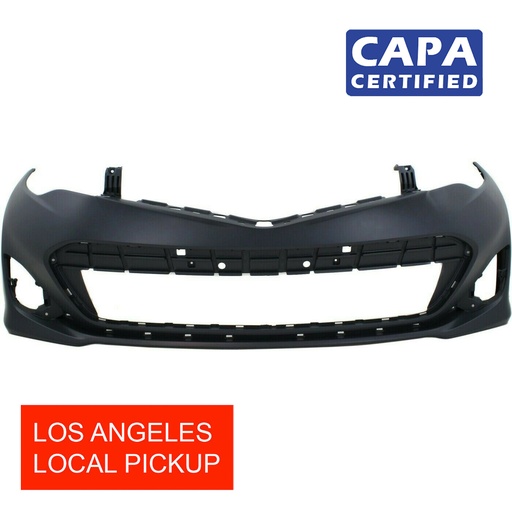 [TO1000396C] Front Bumper Cover For 2013-2014 Toyota Avalon LE XLE Hybrid w/Fog Holes CAPA
