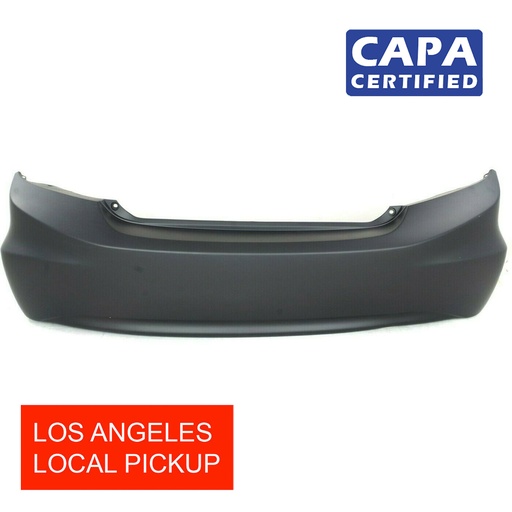 [HO1100272C] Rear Bumper Cover For 2012 Honda Civic Sedan DX EX GX HF Hybrid LX CAPA