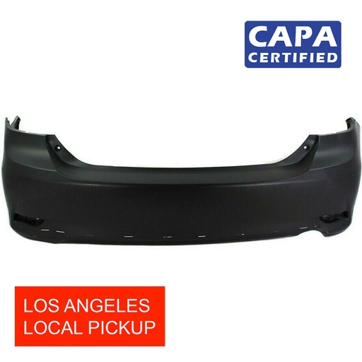 [TO1100288C] Rear Bumper Cover For 2011-2013 Toyota Corolla S XRS Models USA Built CAPA