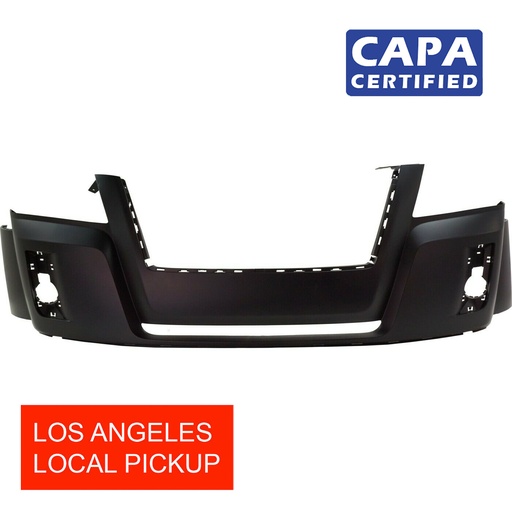 [GM1000912C] Front Bumper Cover For 2010-2015 GMC Terrain w/ fog light holes CAPA