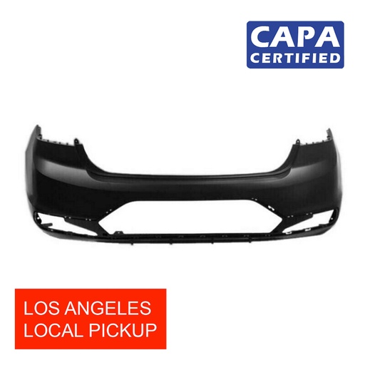 [HY1100235C] Primed Rear Upper Bumper Cover for 2019-2020 Hyundai Elantra Eco GLS SE CAPA