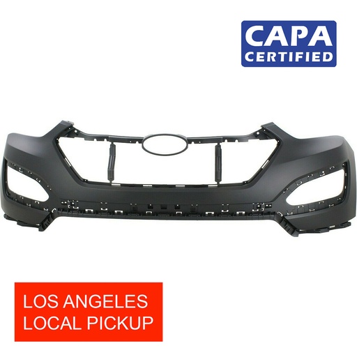 [HY1014100C] Primed Front Upper Bumper Cover for 2013-2016 Hyundai Santa Fe Base SE CAPA