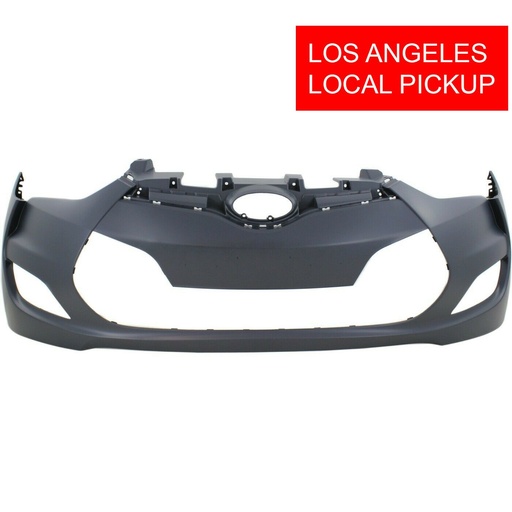 [HY1000189] Front Bumper Cover For 2012-2016 Hyundai Veloster w/ fog lamp holes Primed