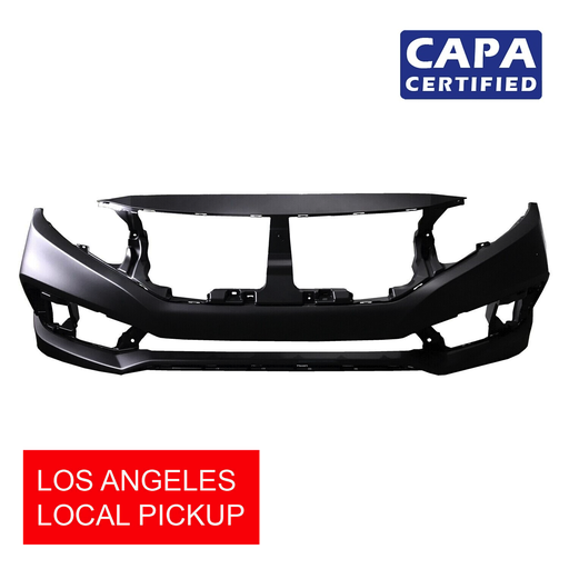 [HO1000323C] Primed Front Bumper Cover for 2019-2021 Honda Civic EX LX S HO1000323C CAPA