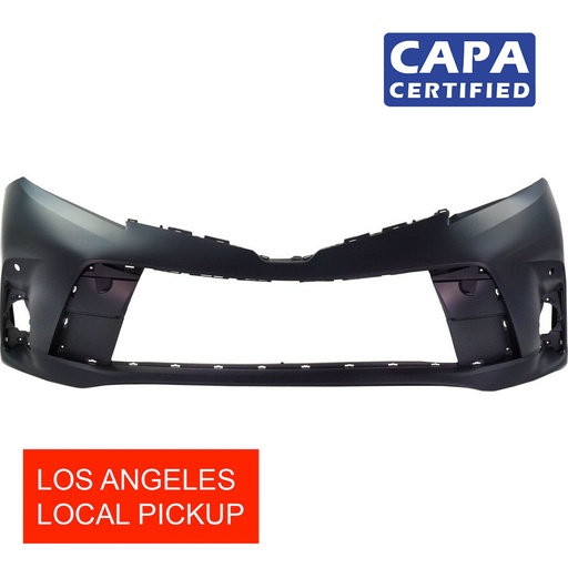 [TO1000443C] Primed Front Bumper Cover Fascia for 2018-2020 Toyota Sienna TO1000443C CAPA