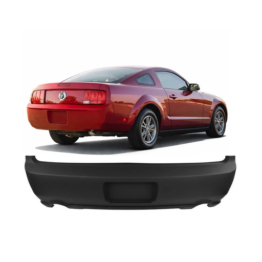 [FO1100388] Rear Bumper Cover for Ford Mustang GT 2005-2009 5R3Z17K835BAA, FO1100388
