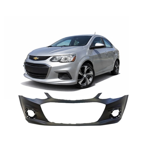 [GM1000A23] Front Bumper Cover for Chevrolet Sonic 2017-2020 Primed 42518455, GM1000A23