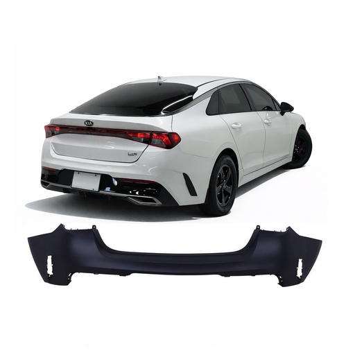 [KI1100237] Rear Bumper Cover for Kia K5 2021-2024 Primed LX LXS, 86611-L3000, KI1100237