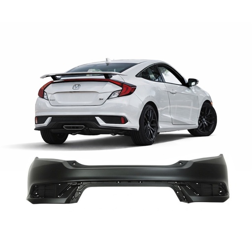 [HO1100297] Rear Bumper Cover for Honda Civic 2016-2020 Primed 04715-TBG-A00ZZ, HO1100297