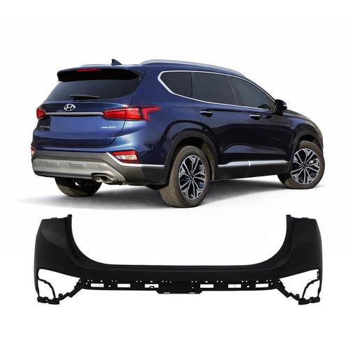 [HY1114105] Rear Bumper Cover for Hyundai Santa Fe 2019-2020 Primed 86611-S2000, HY1114105